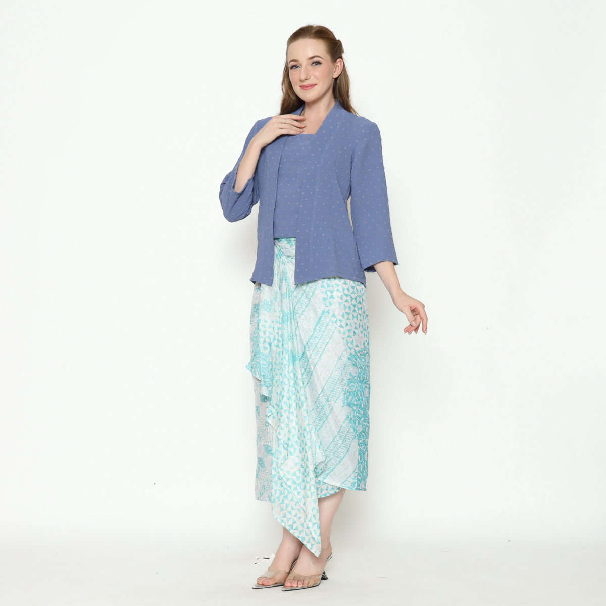 Yasmine 2 Blouse Blue - Image 4