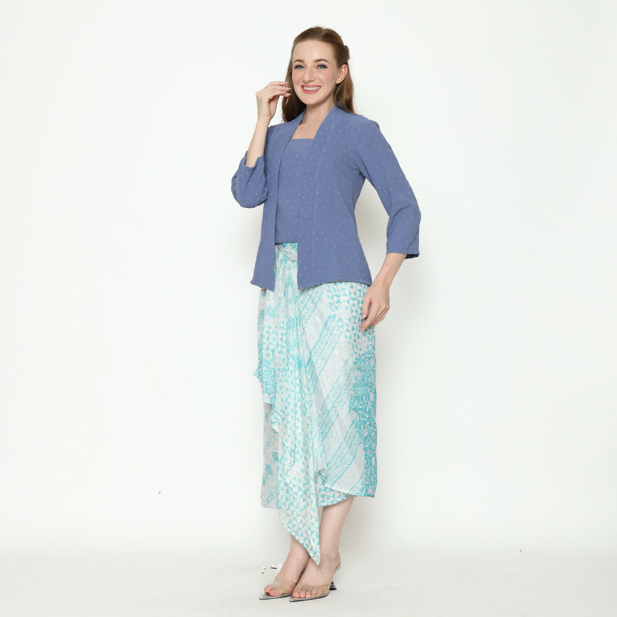 Yasmine 2 Blouse Blue - Image 3