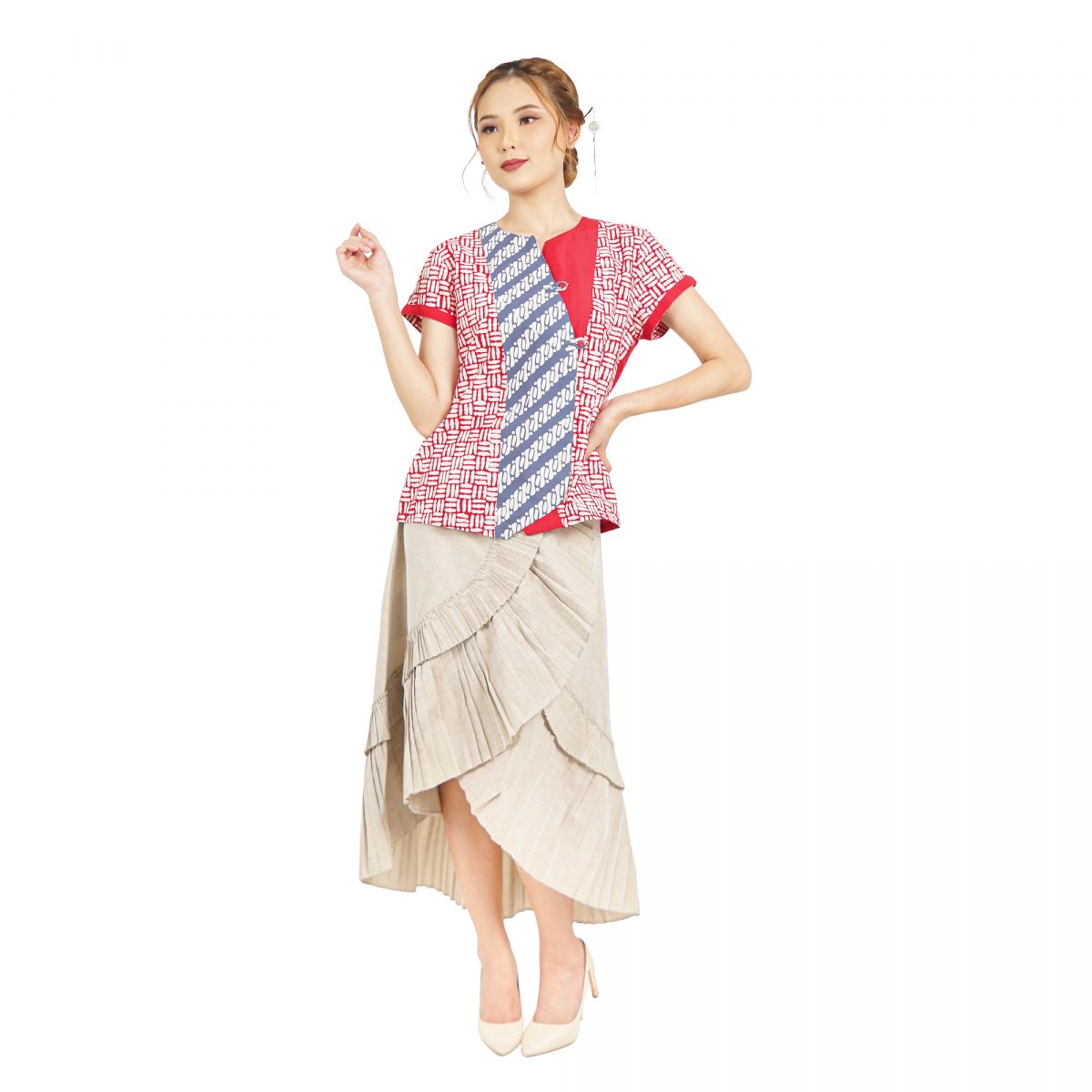 Amaranth Blouse Red - Image 6