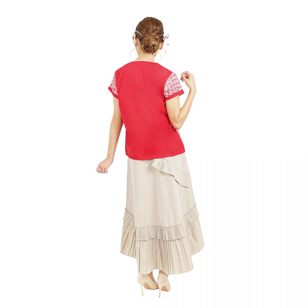 Amaranth Blouse Red - Image 5