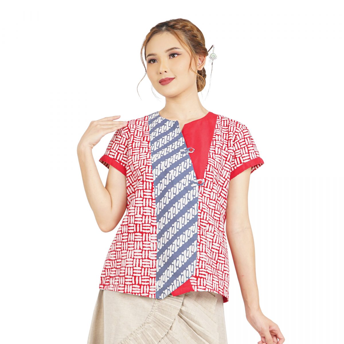 Amaranth Blouse Red