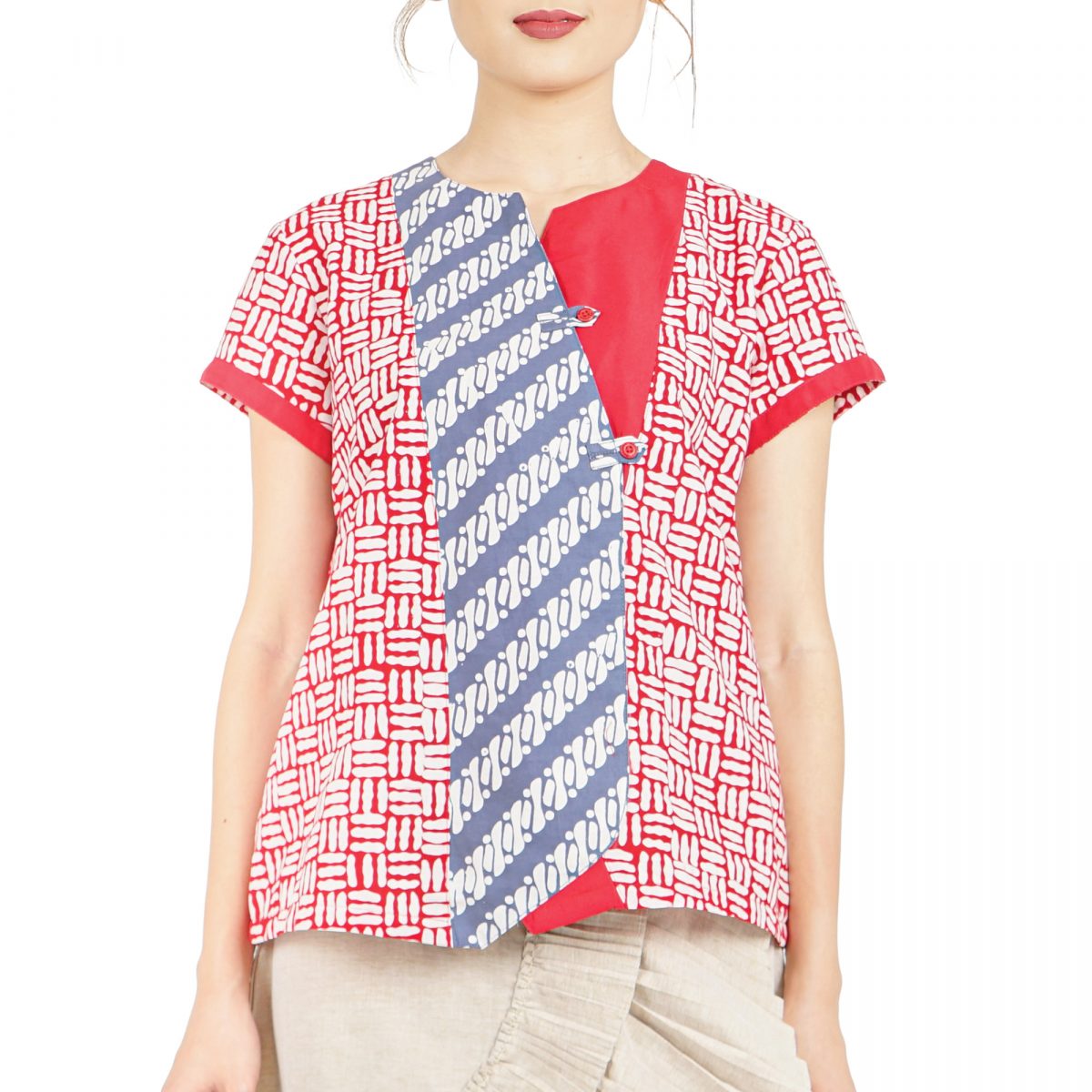 Amaranth Blouse Red - Image 2