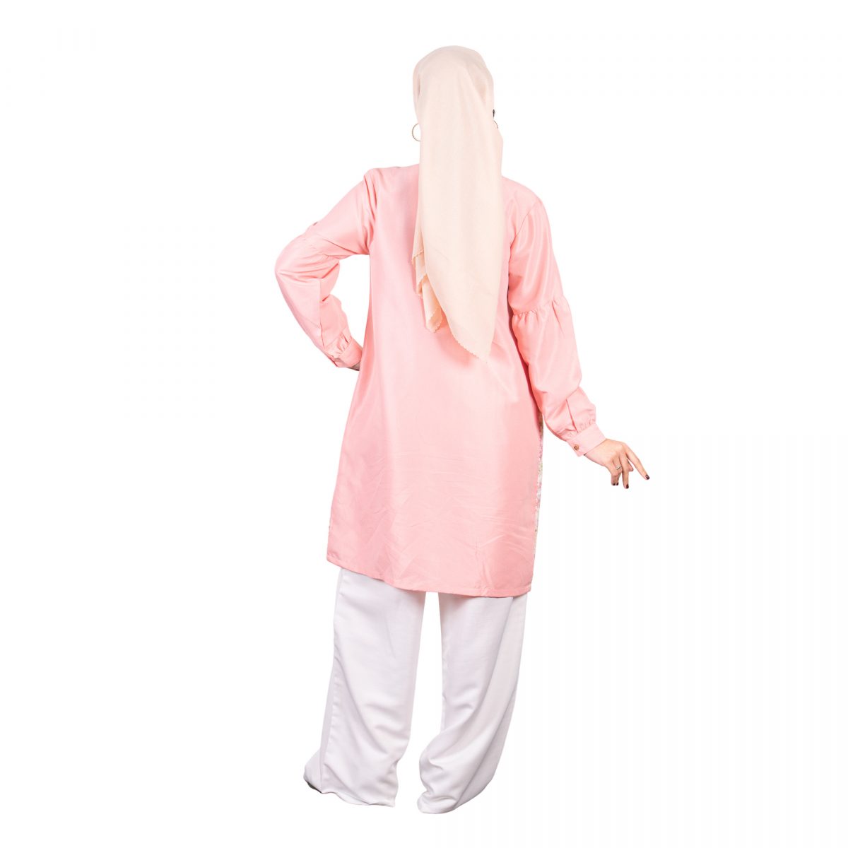Aliyah Tunic Pink Cream - Image 5
