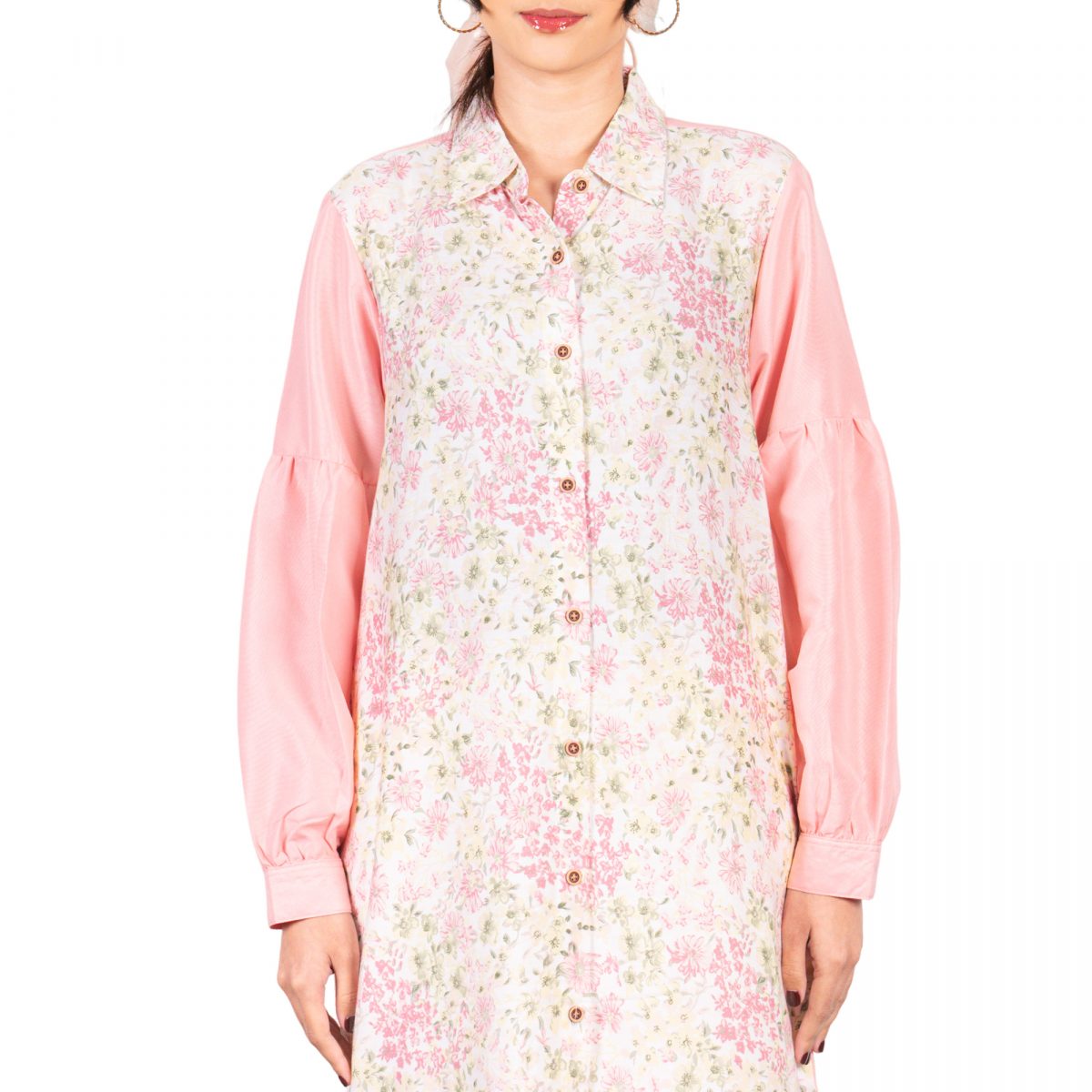 Aliyah Tunic Pink Cream - Image 2