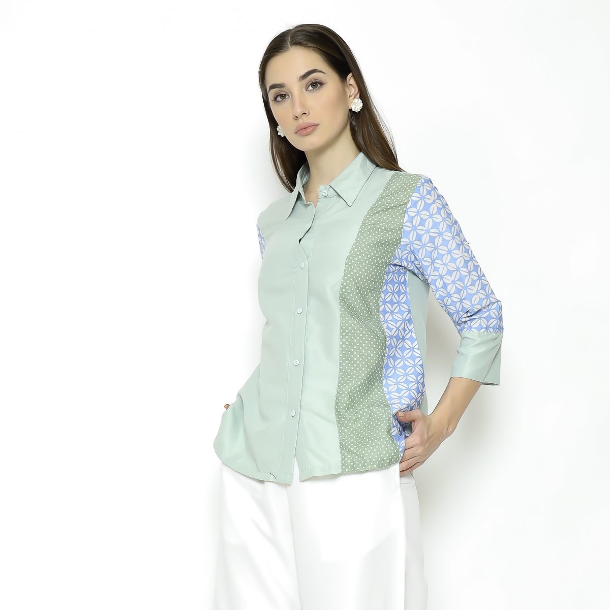 Clarine Shirt Green - Image 4