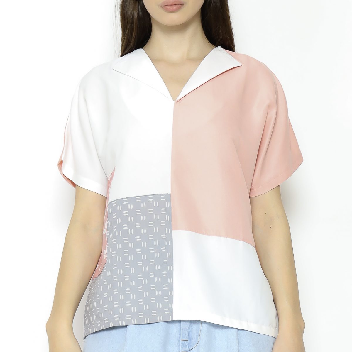 Lyla Blouse Peach - Image 2