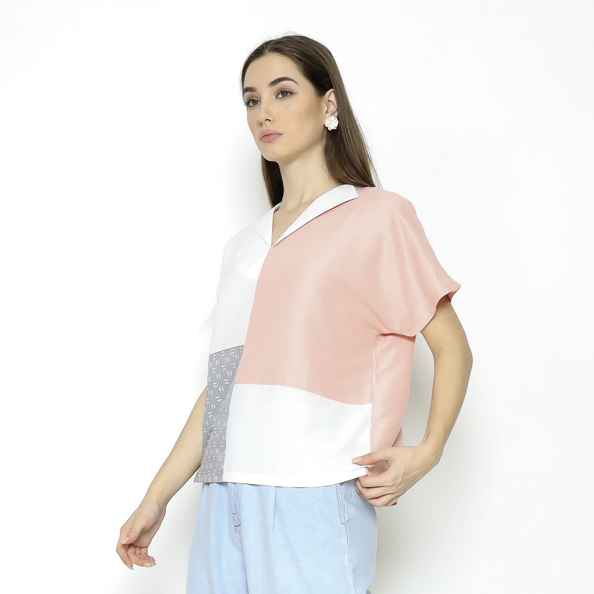 Lyla Blouse Peach - Image 4