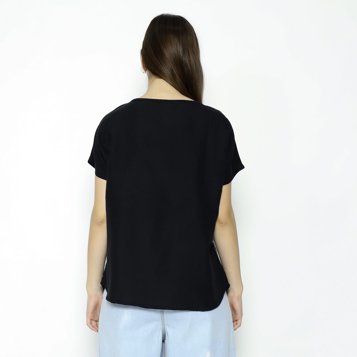 Forever Blouse Black Navy - Image 5