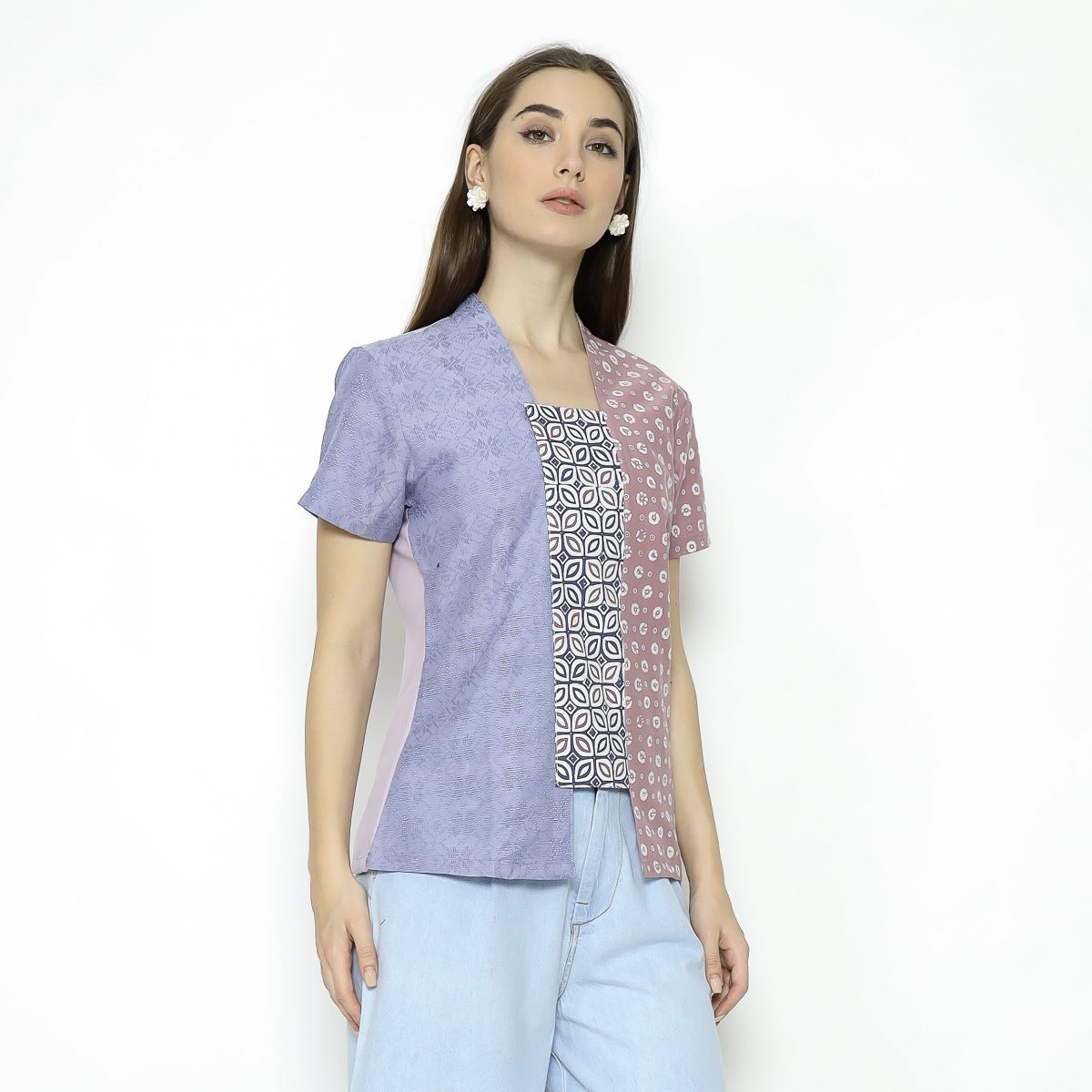 Sheisha Blouse Dusty Purple - Image 6