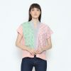 Fidelya Blouse Pink Green