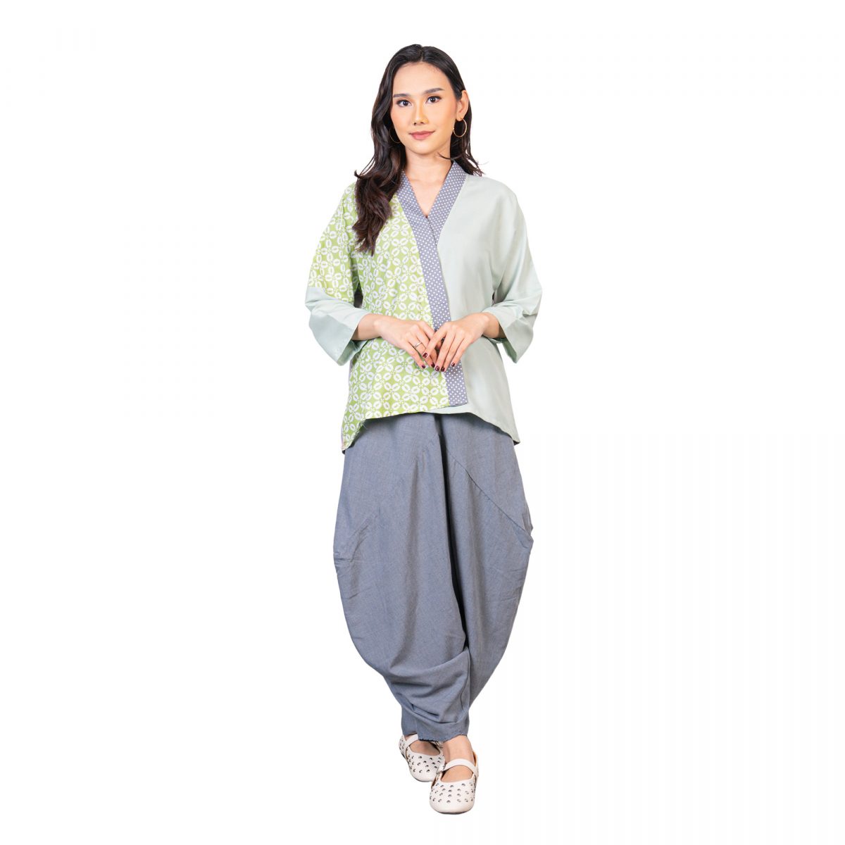 Emma Blouse Green - Image 6