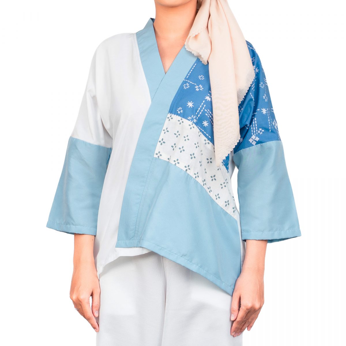 Amanda Blouse Steel Blue - Image 2