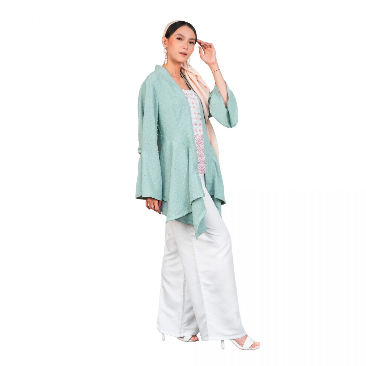 Lisa Blouse Green - Image 3