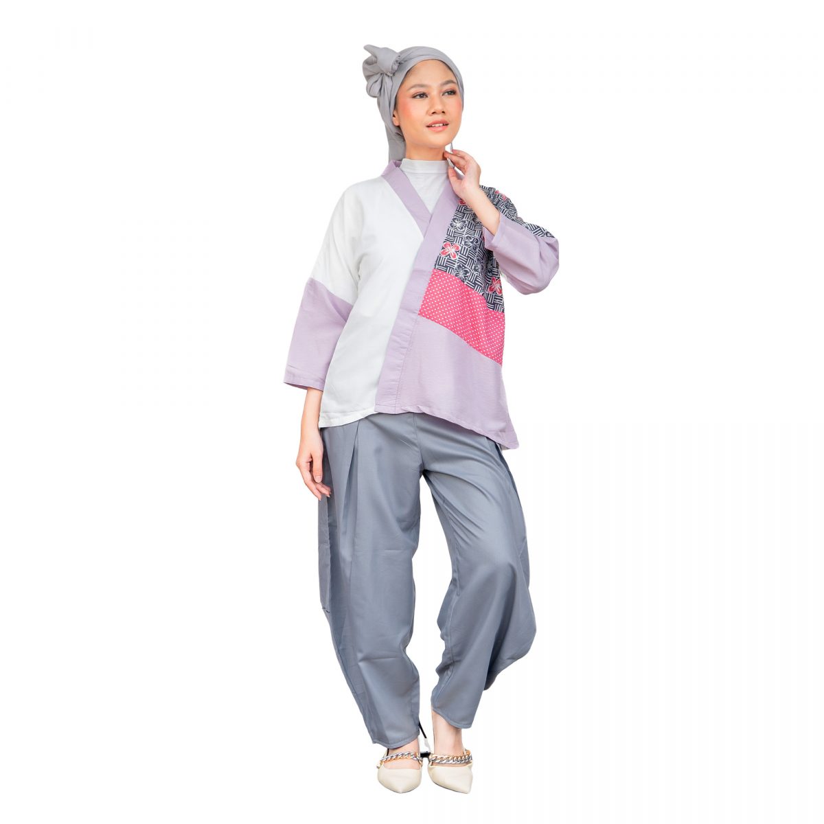 Amanda Blouse Purple - Image 6