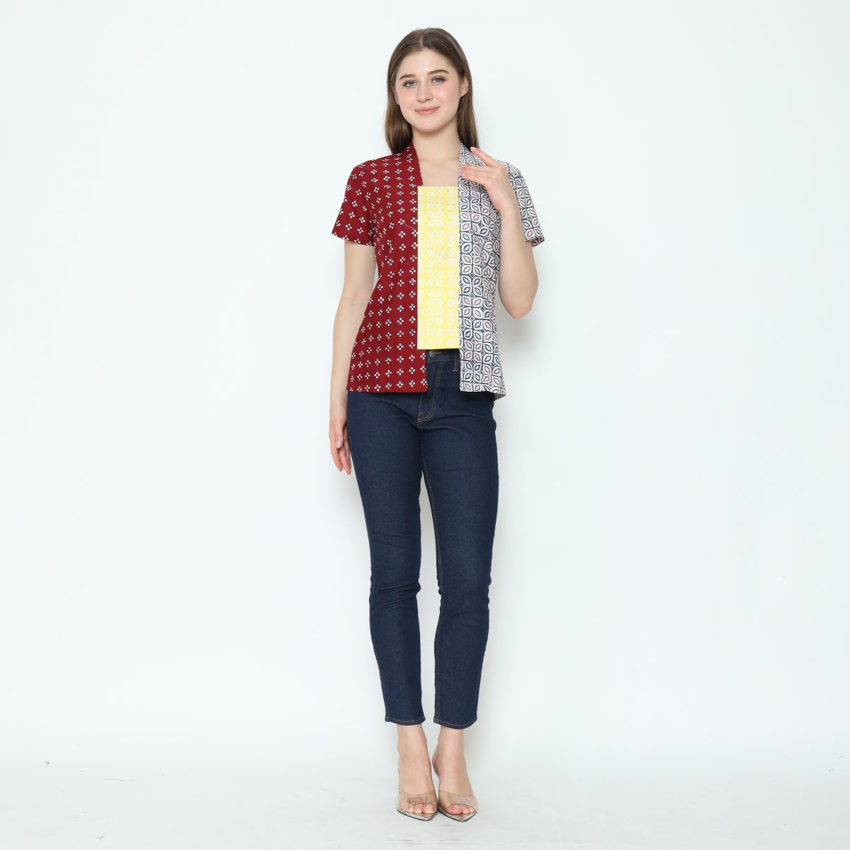 Sheisha Blouse Maroon - Image 9