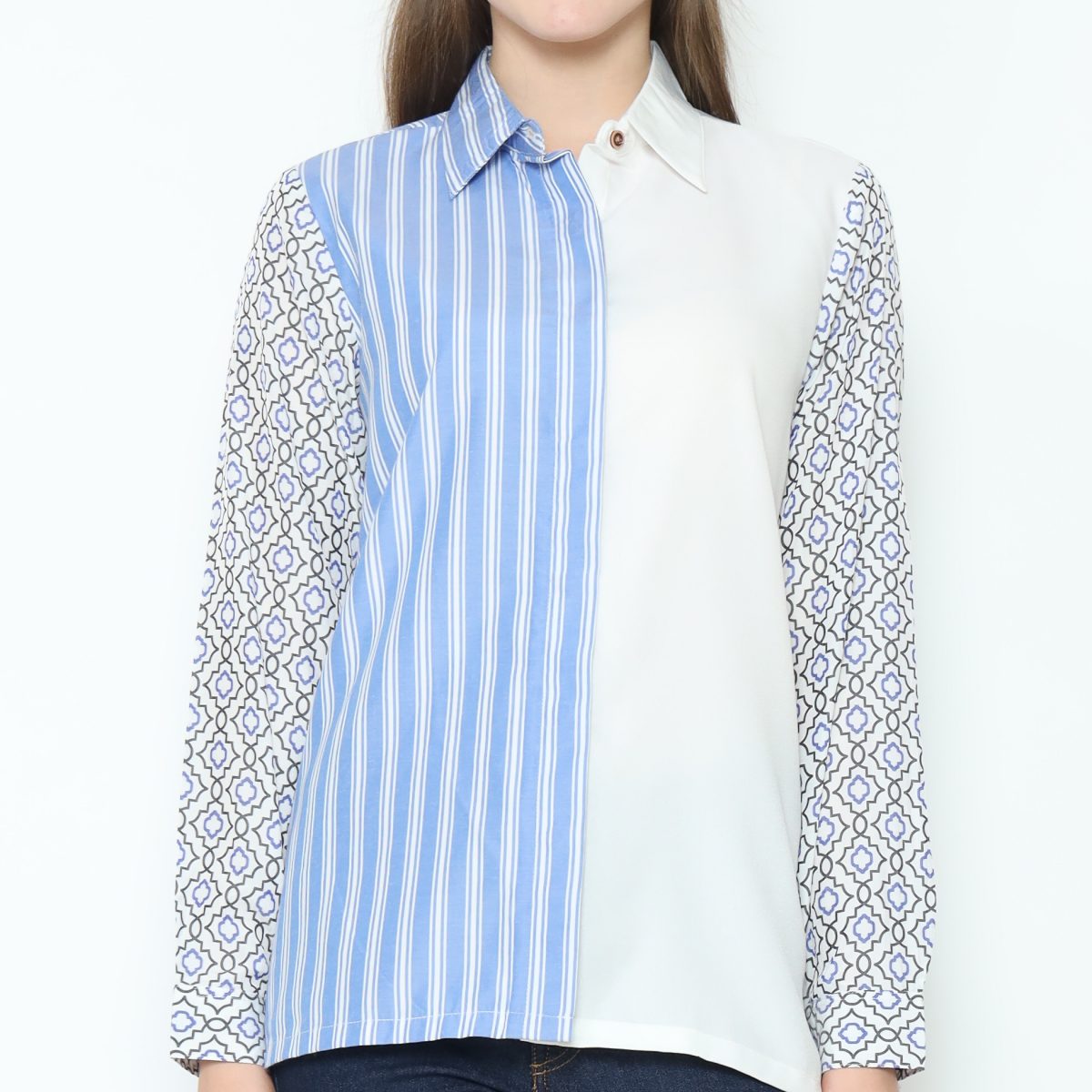 Rinaya Shirt Blue - Image 2