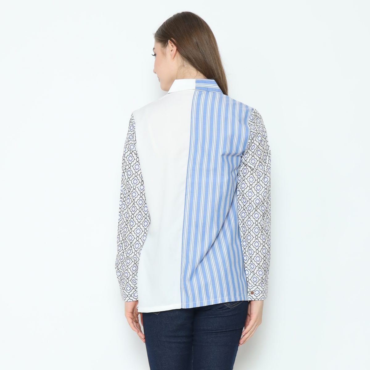 Rinaya Shirt Blue - Image 6