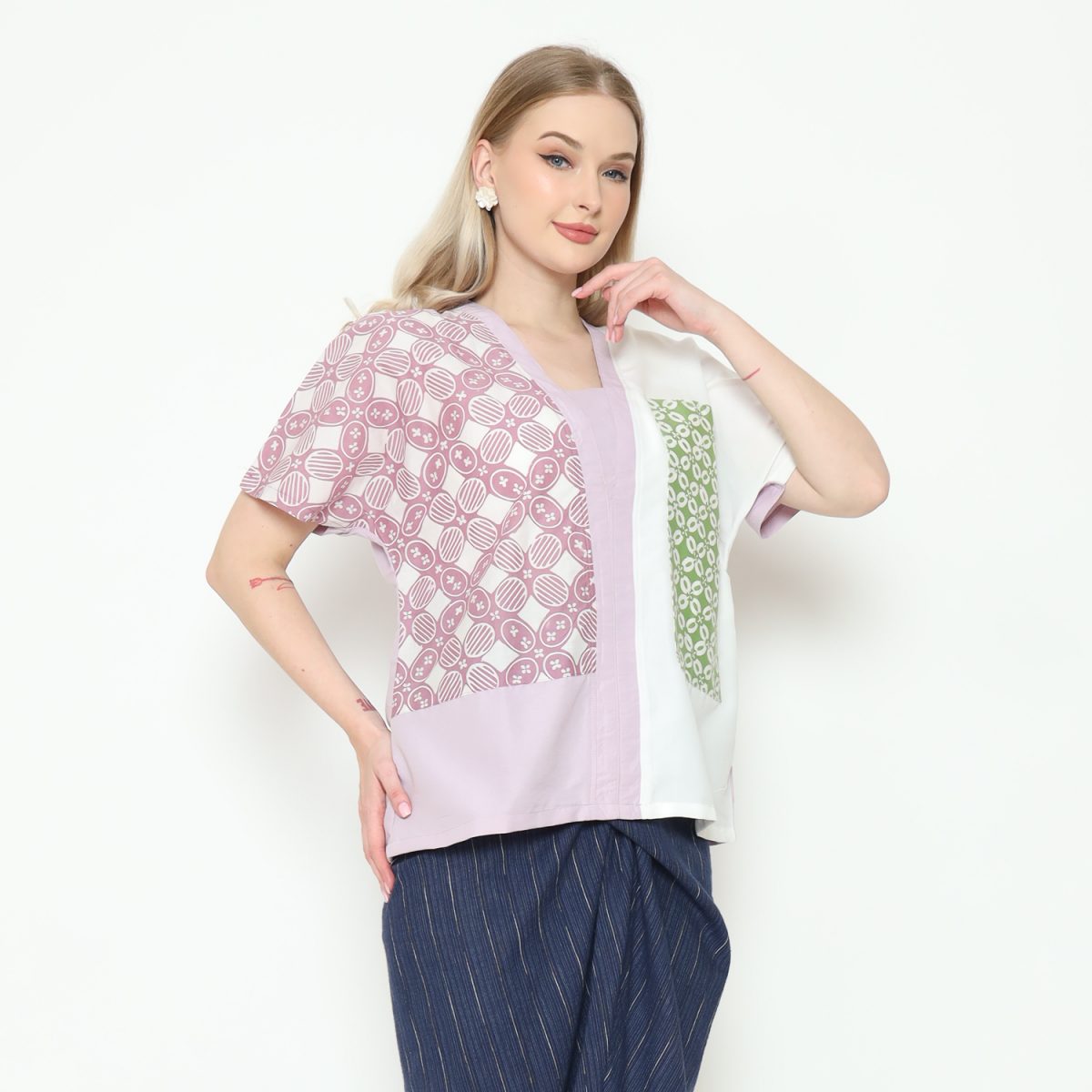Ria Blouse Purple - Image 3