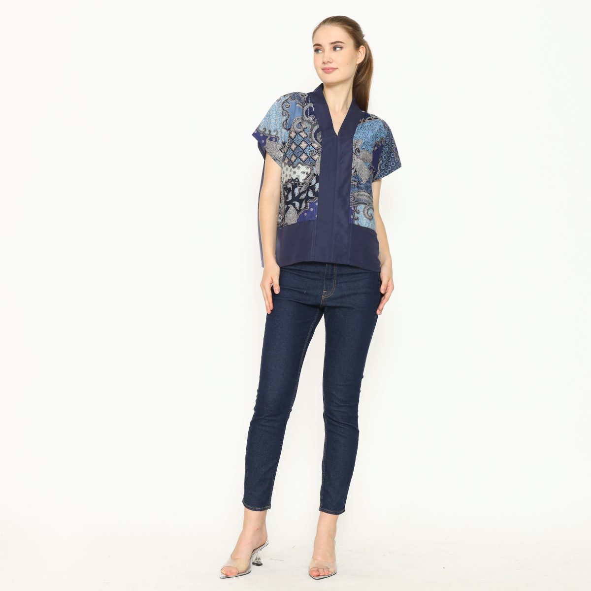 Rosita Blouse Blue Navy - Image 8