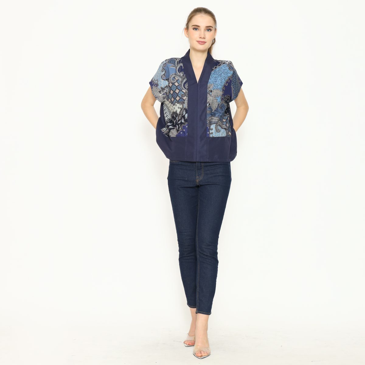 Rosita Blouse Blue Navy - Image 7