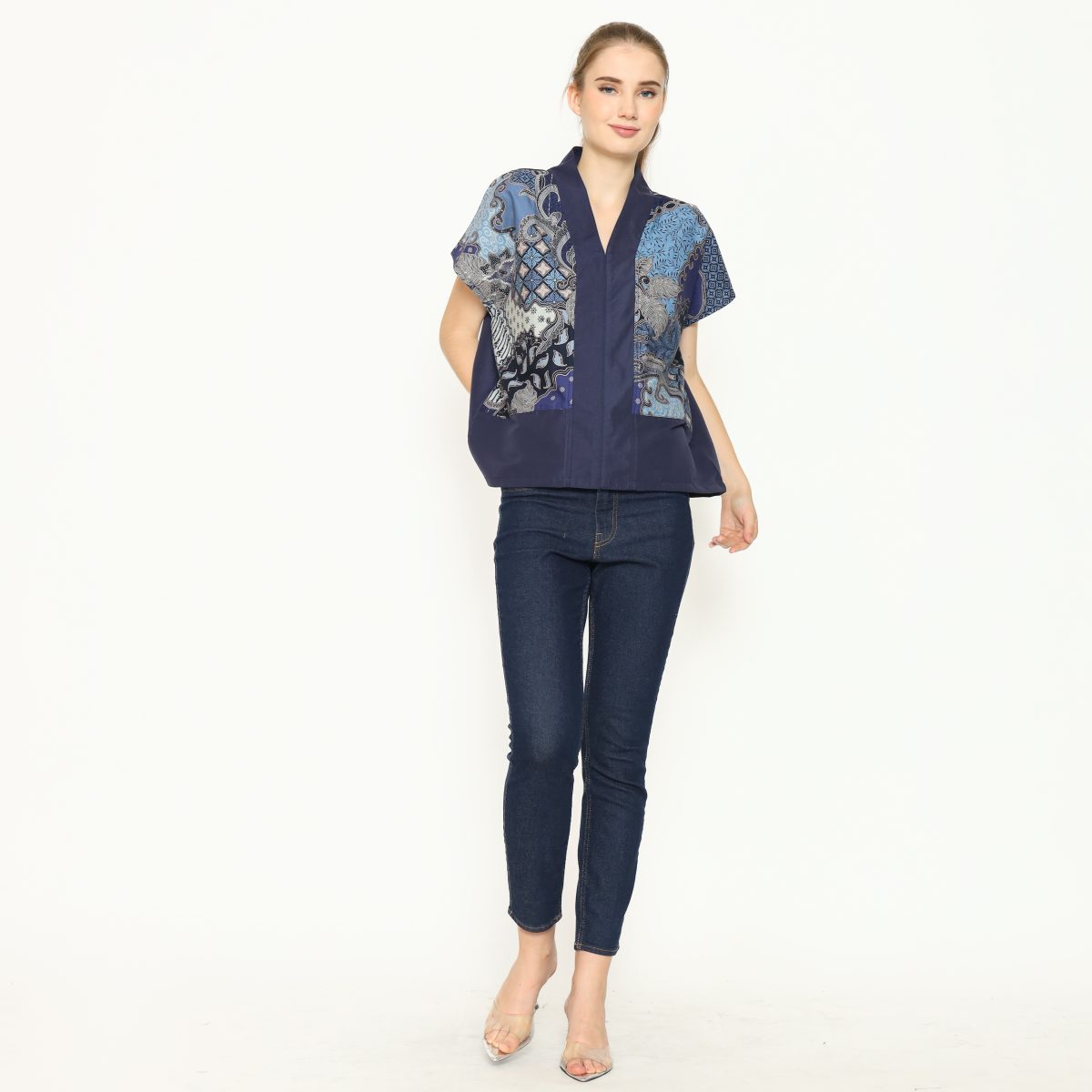 Rosita Blouse Blue Navy - Image 6