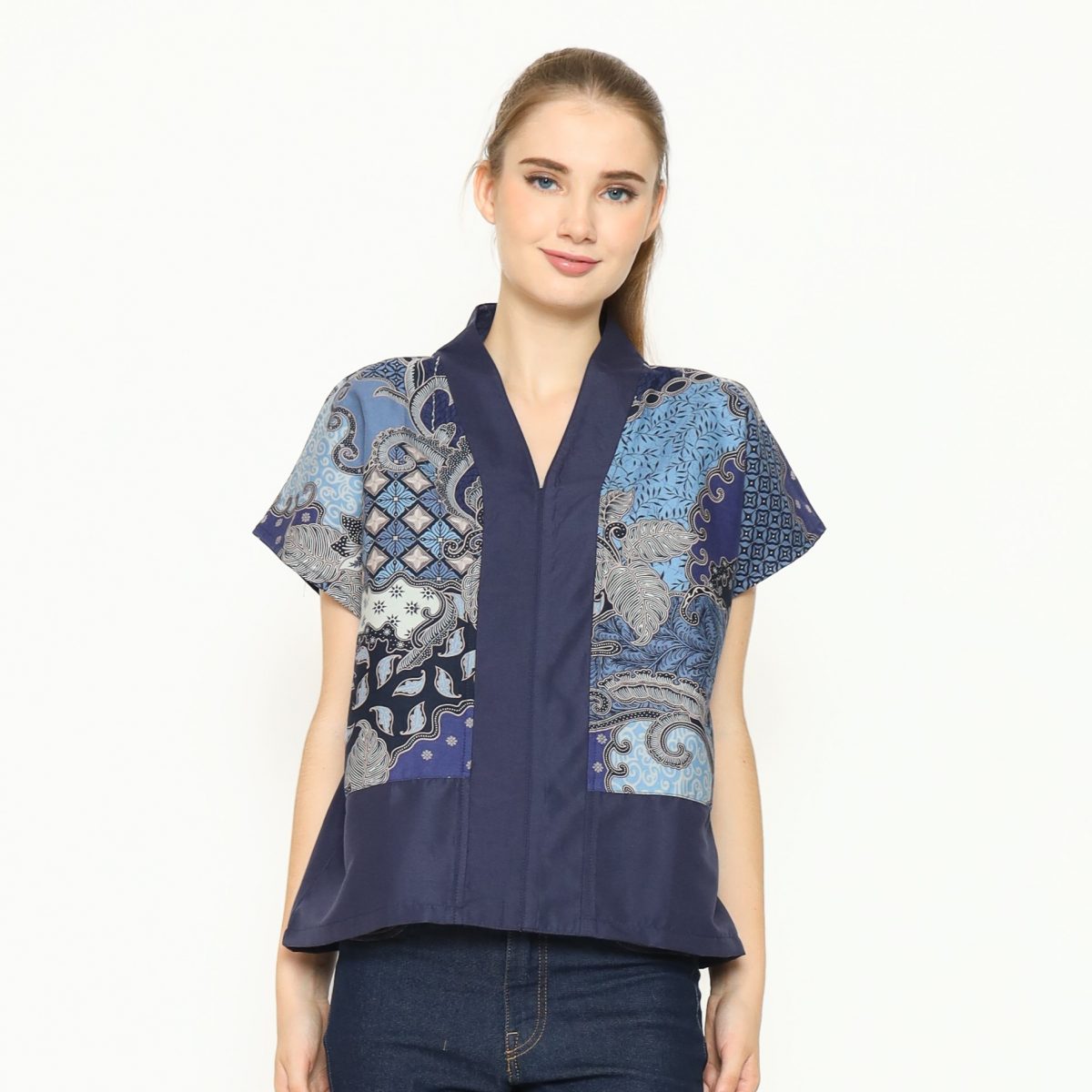 Rosita Blouse Blue Navy