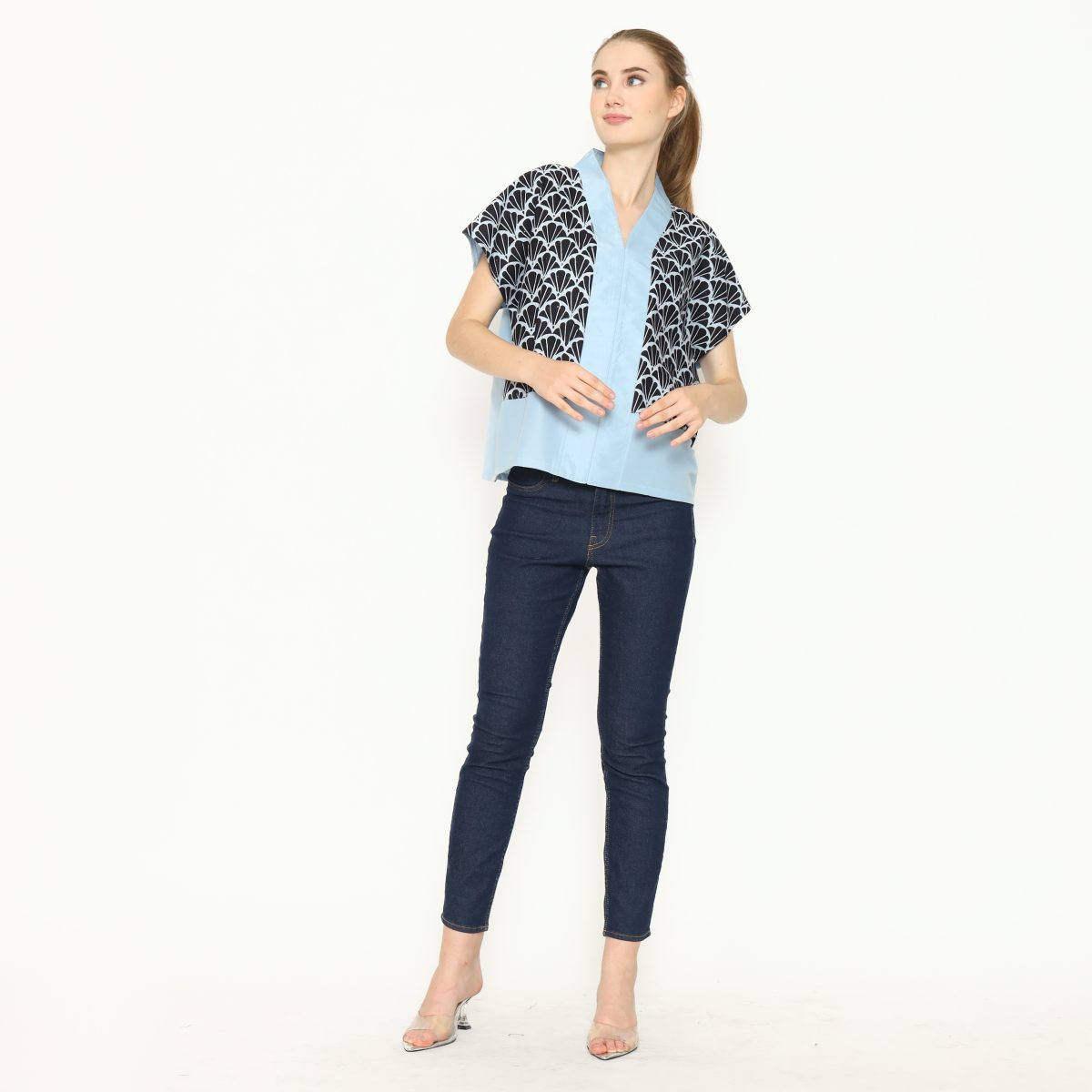 Rosita Blouse Black Blue - Image 6