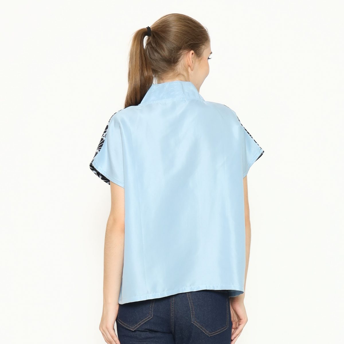 Rosita Blouse Black Blue - Image 4