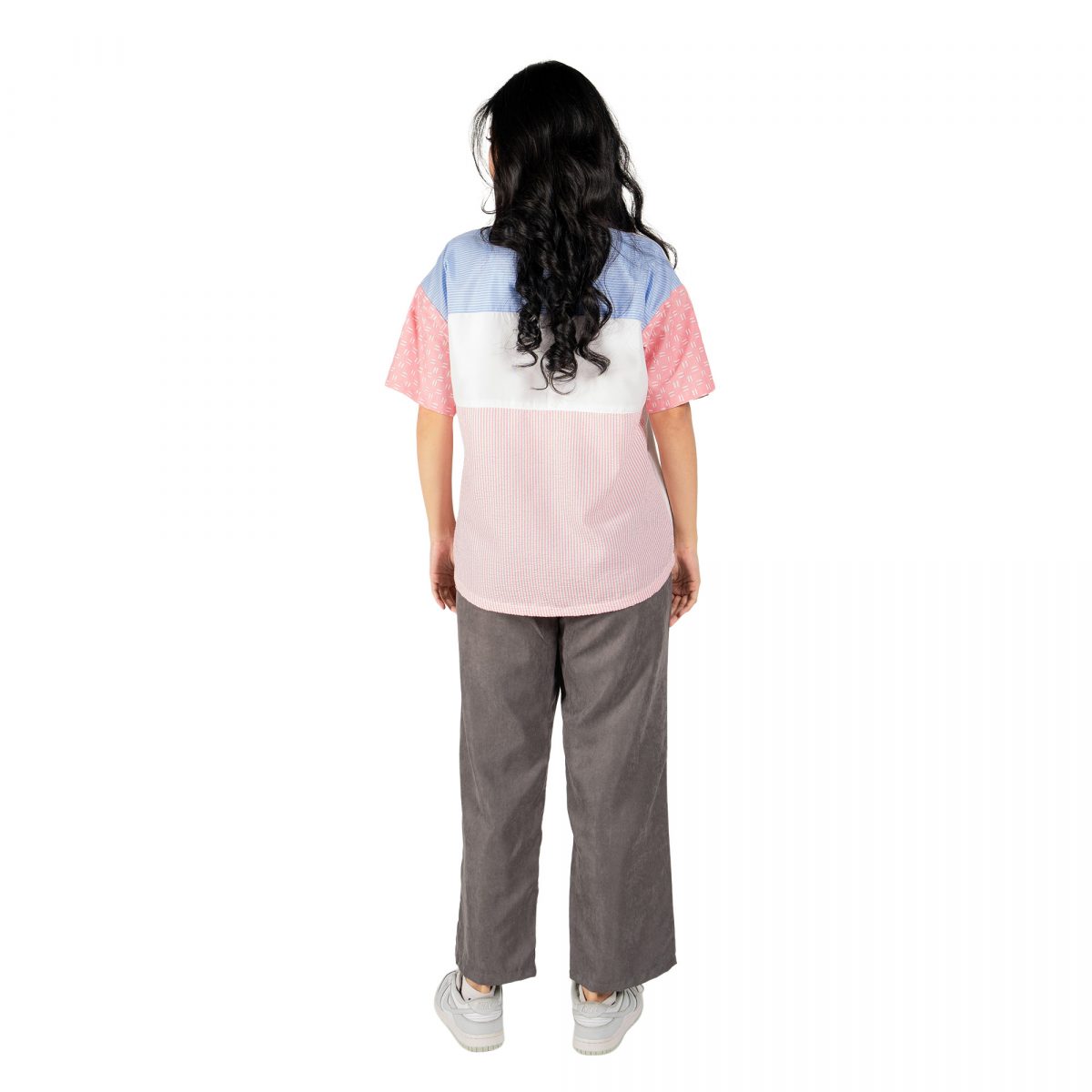 Azara Shirt Pink Cream - Image 5