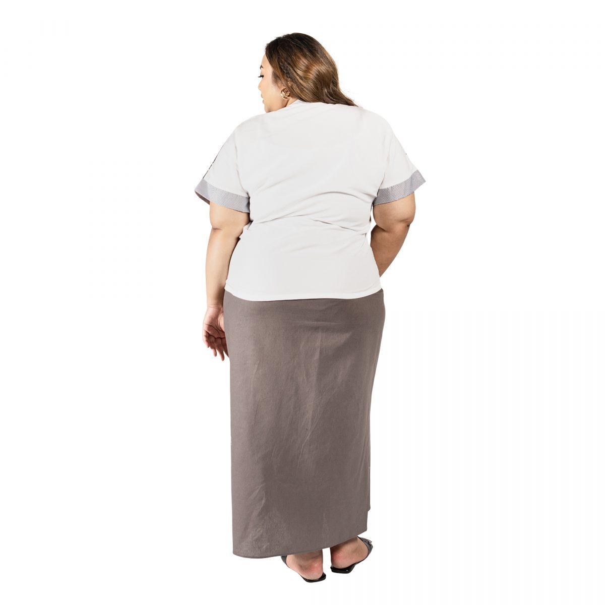 Saigon Blouse Cream Grey - Image 5