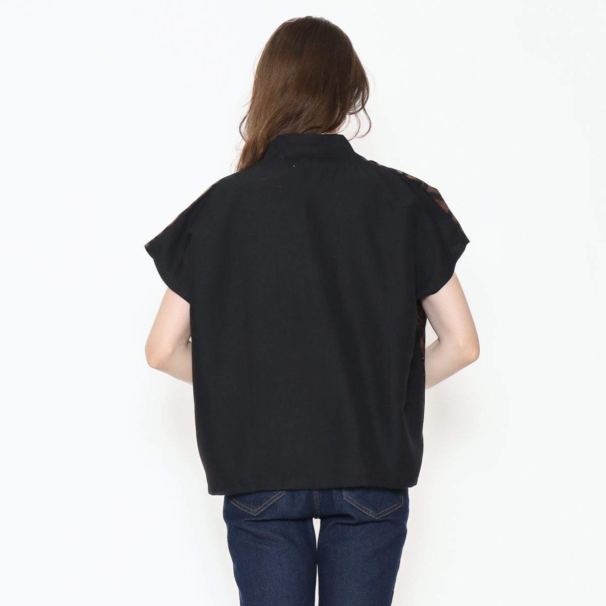 Rosita Blouse Black Brown - Image 5
