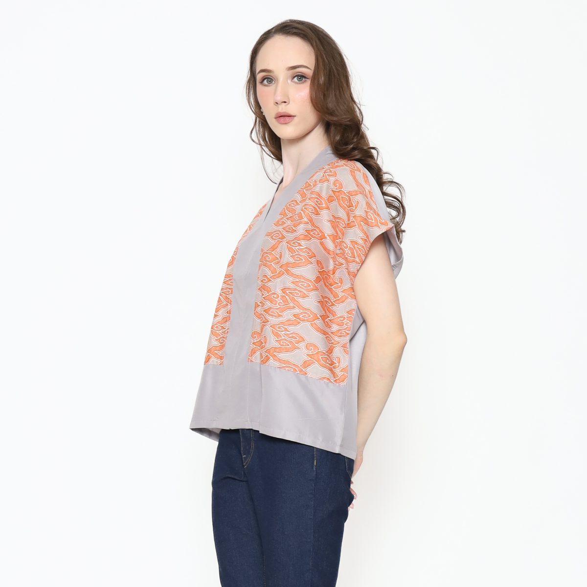 Rosita Blouse Orange - Image 3