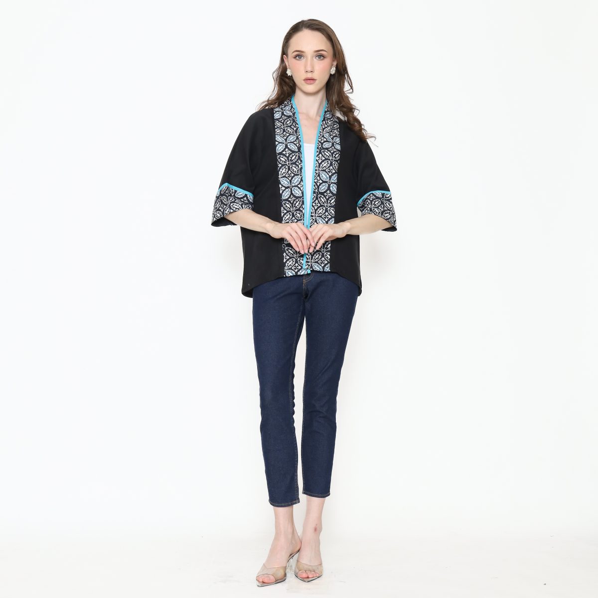 Divya Blazer Black Teal - Image 7