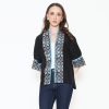 Divya Blazer Black Teal