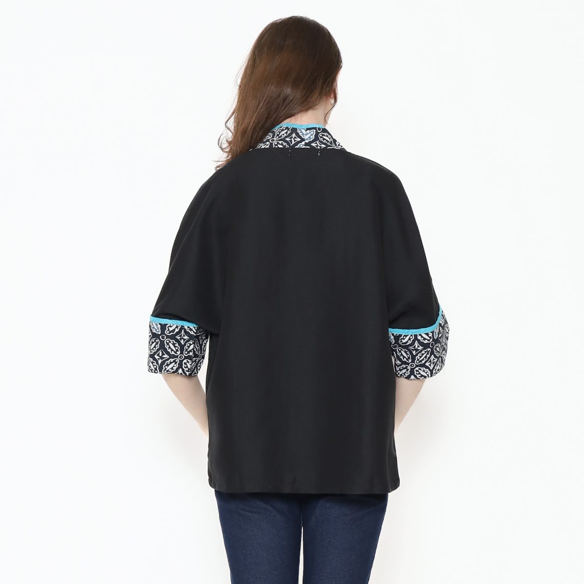 Divya Blazer Black Teal - Image 5