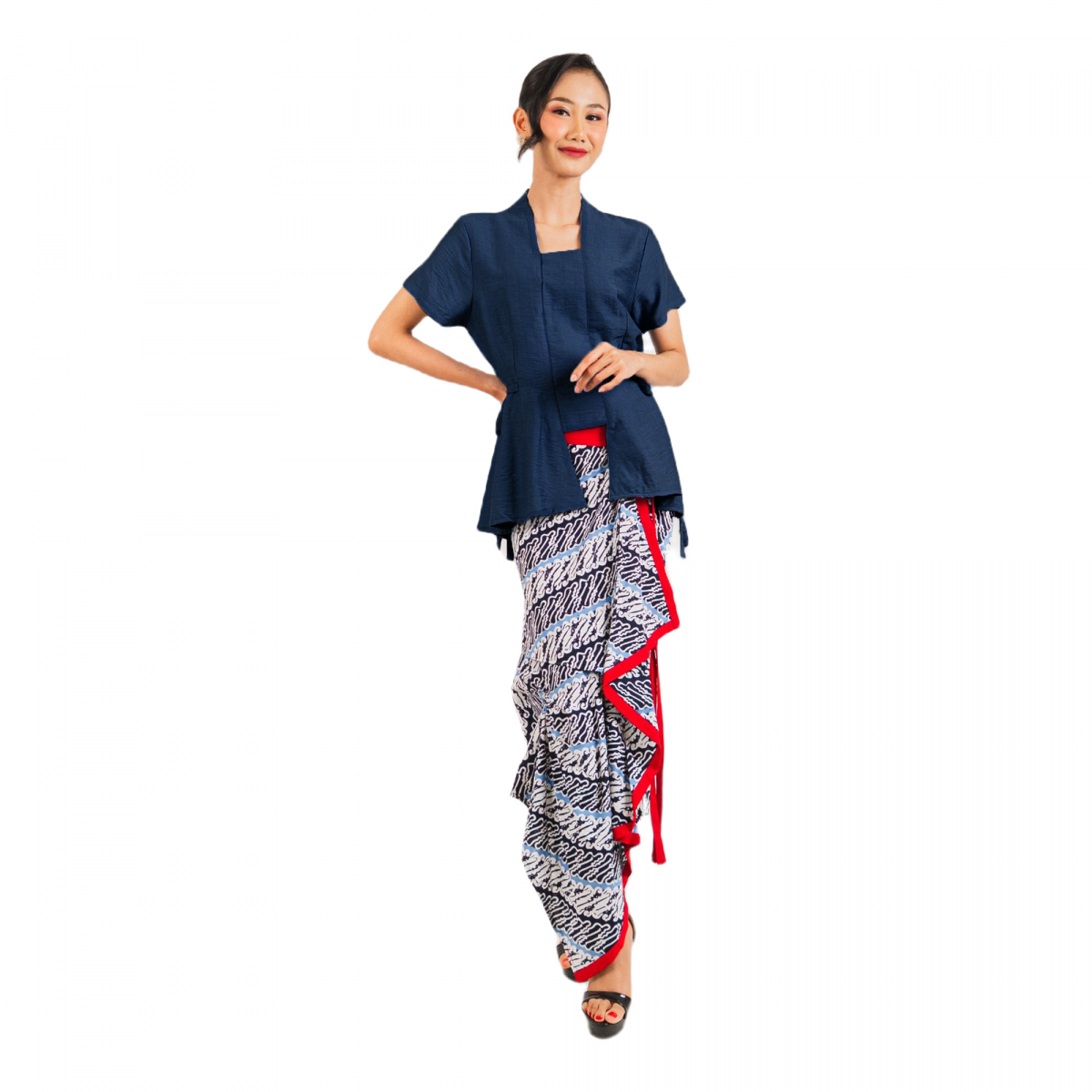 Reeya Blouse Navy - Image 6