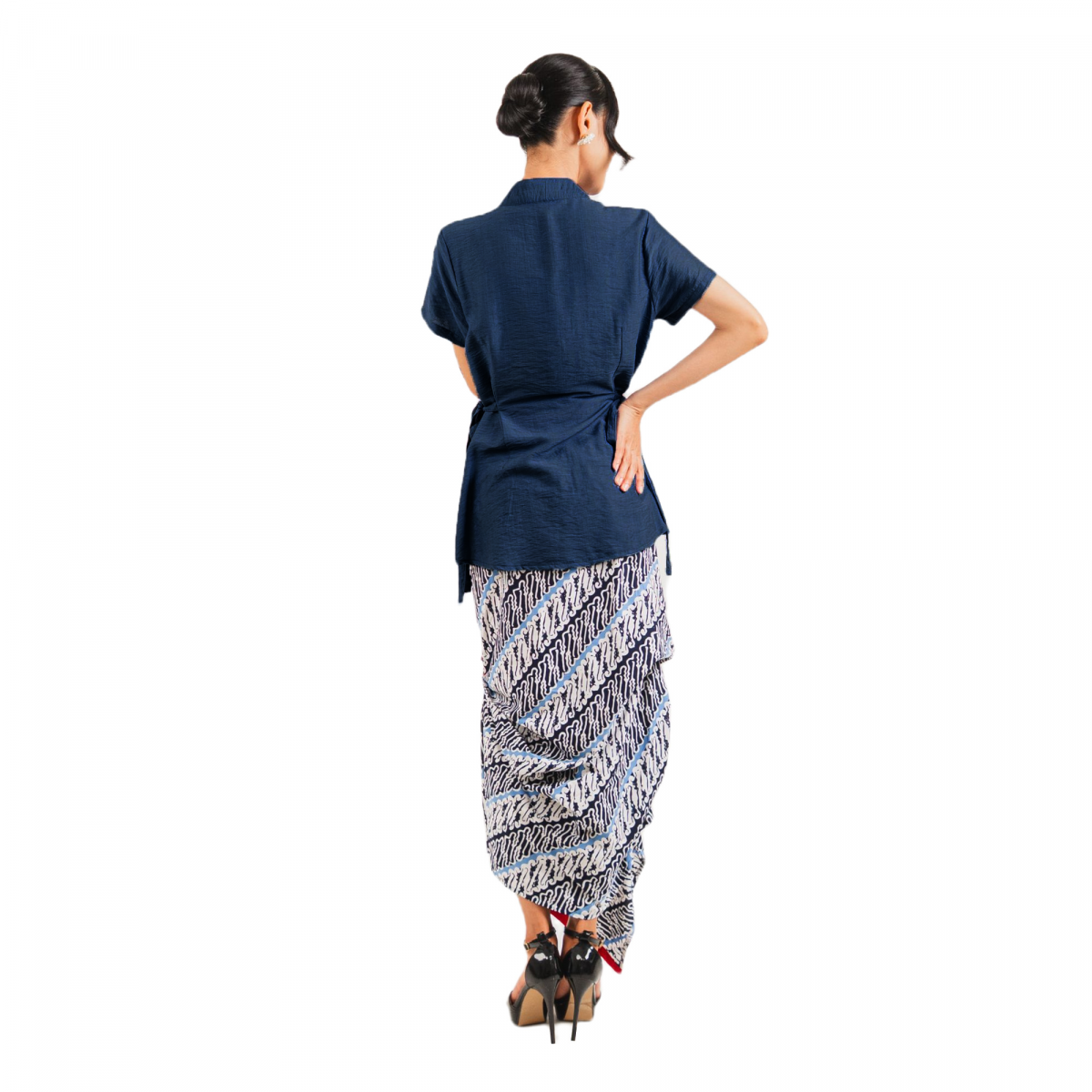 Reeya Blouse Navy - Image 5
