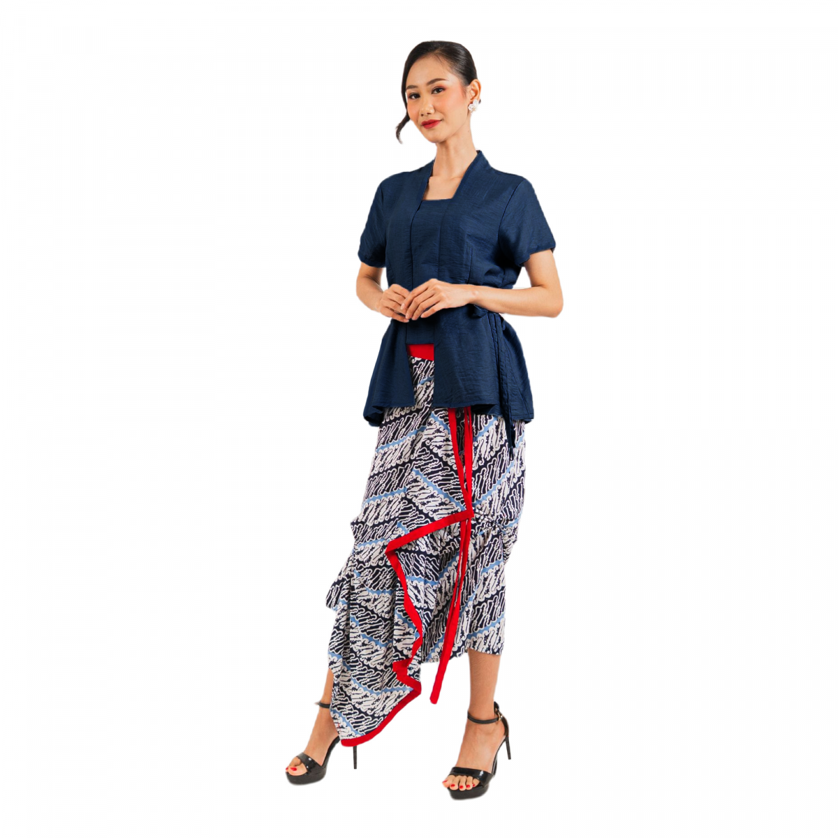 Reeya Blouse Navy - Image 3
