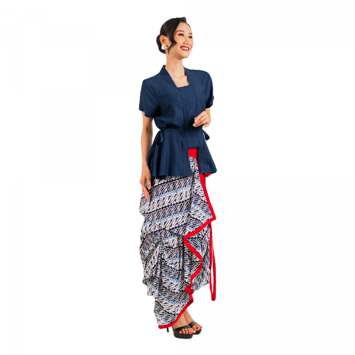 Reeya Blouse Navy - Image 4