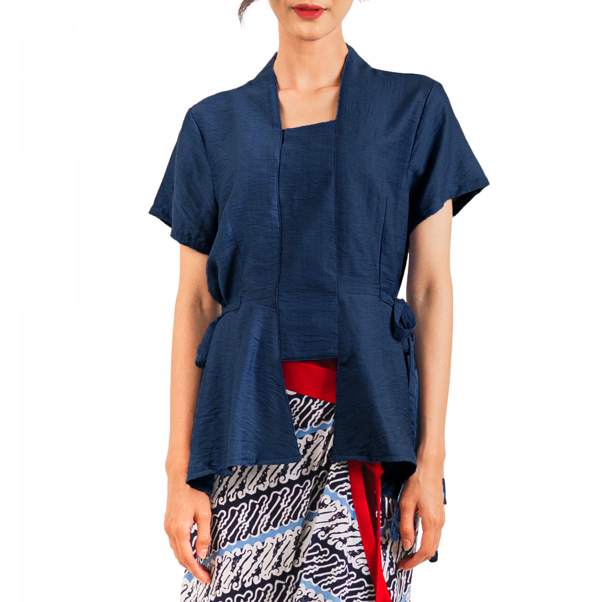 Reeya Blouse Navy - Image 2