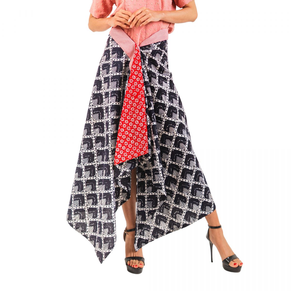 Merapi Skirt Black Red - Image 6