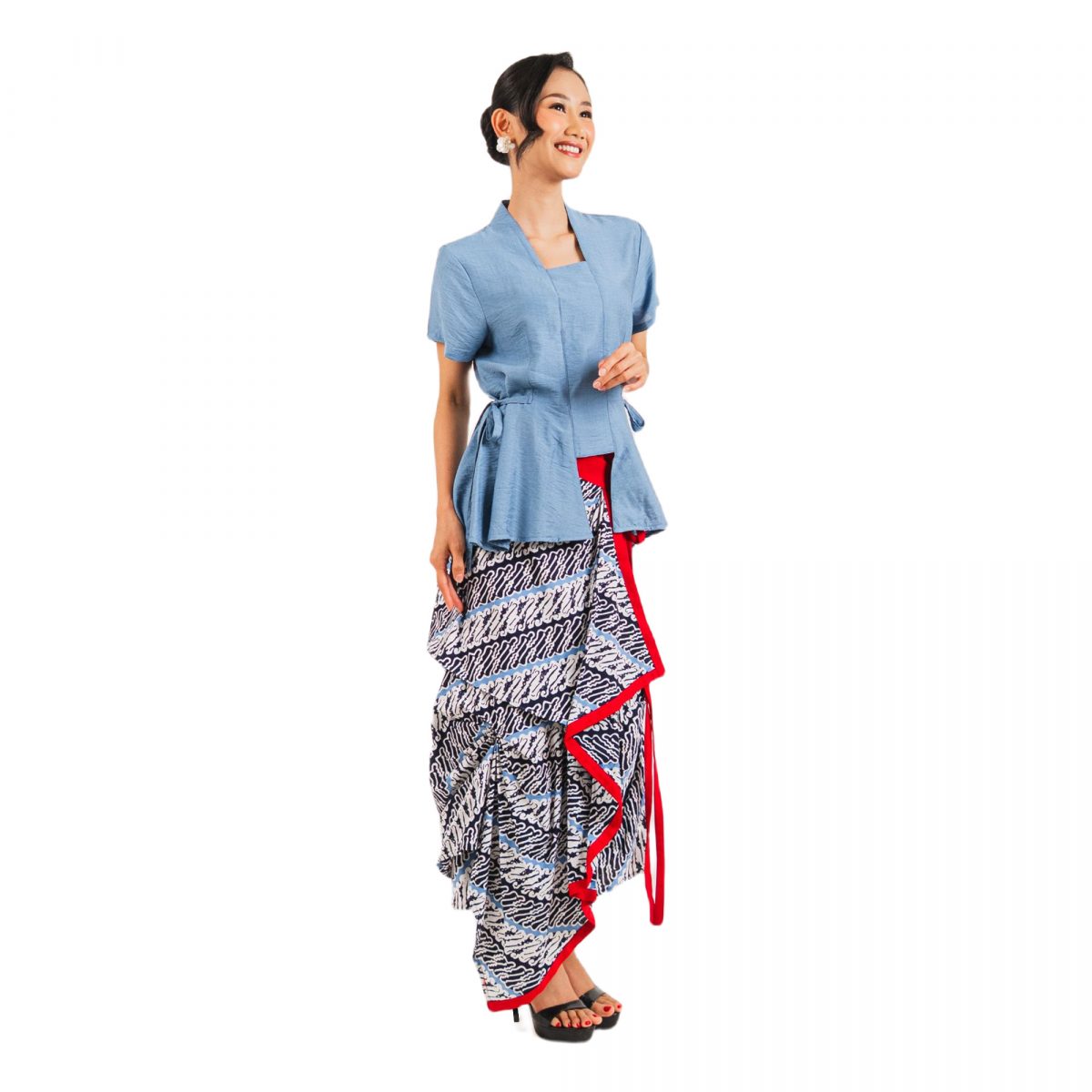 Reeya Blouse Blue - Image 3