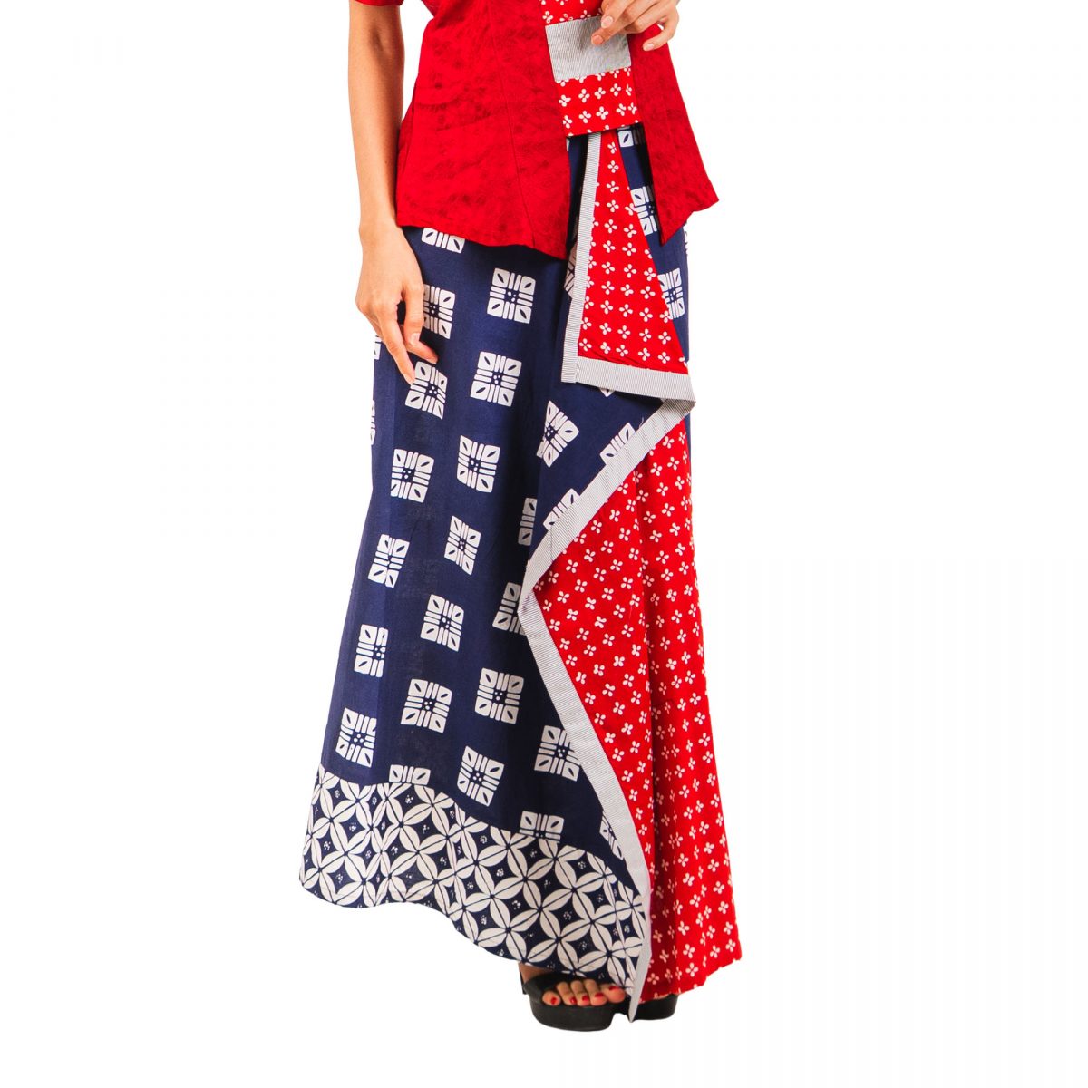 Pusaka Skirt Navy - Image 3