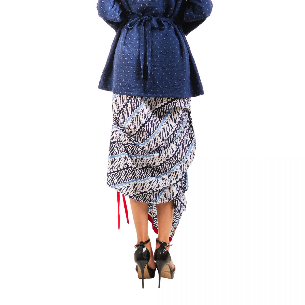 Nusantara Skirt Navy - Image 5