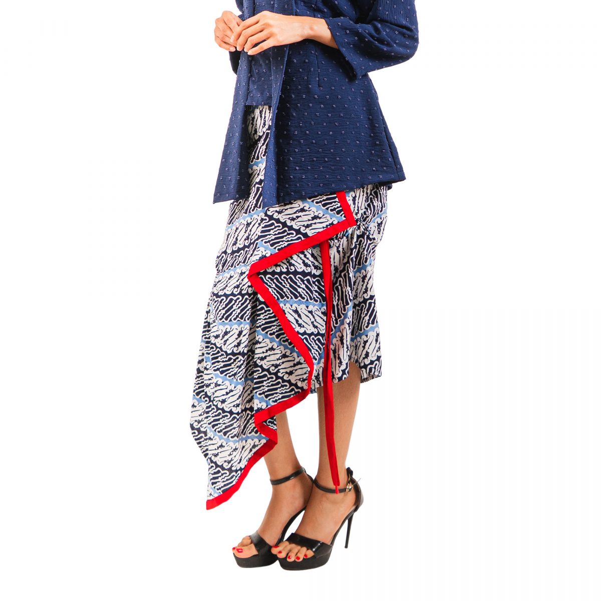 Nusantara Skirt Navy - Image 4