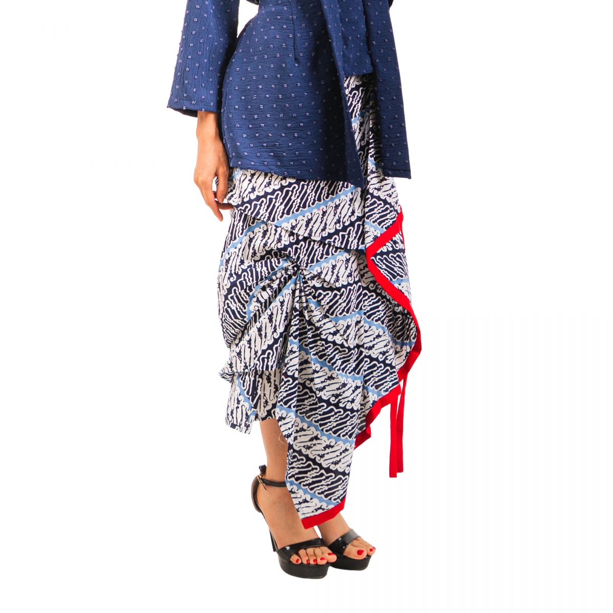 Nusantara Skirt Navy - Image 3