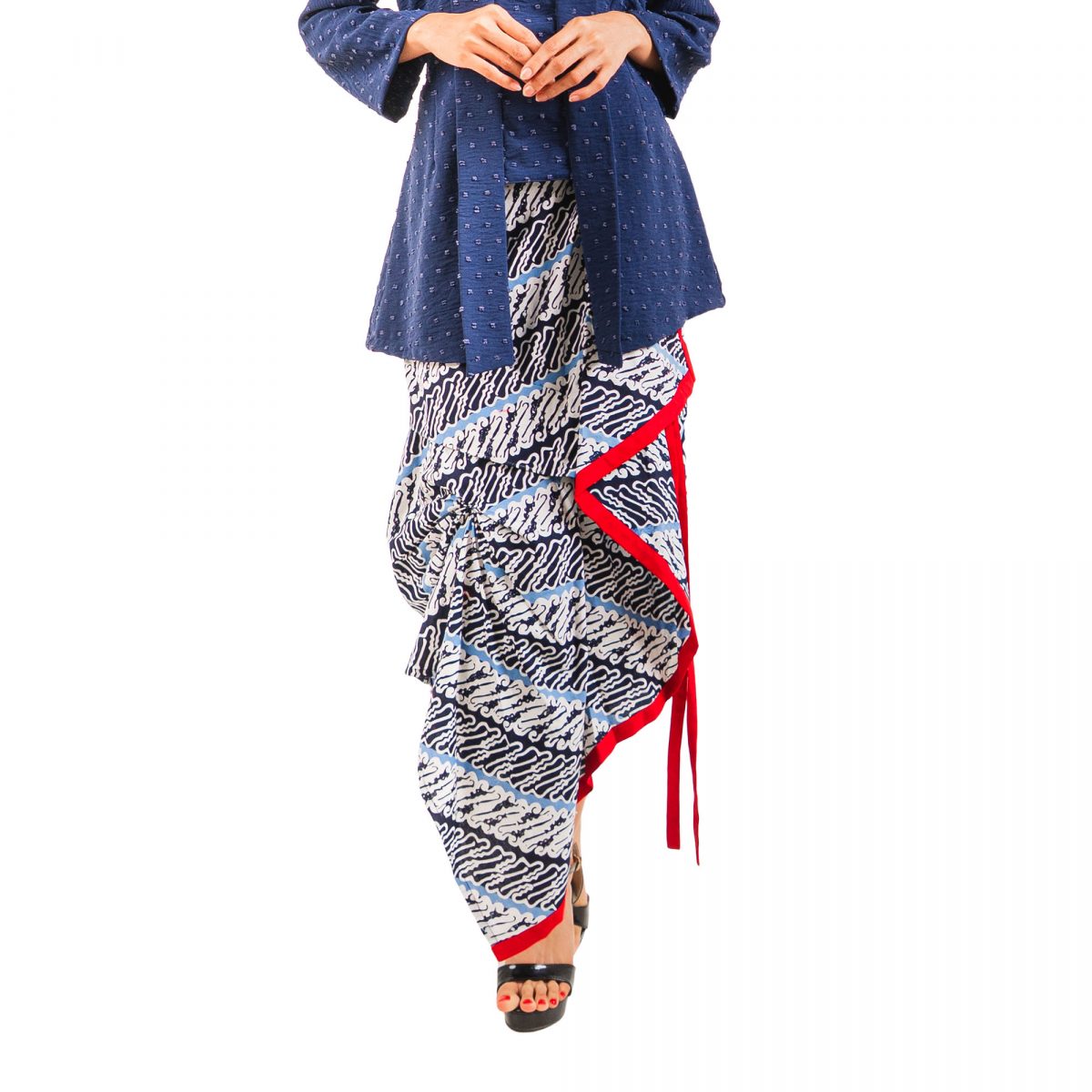 Nusantara Skirt Navy