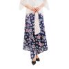 Merapi Skirt Flower Navy