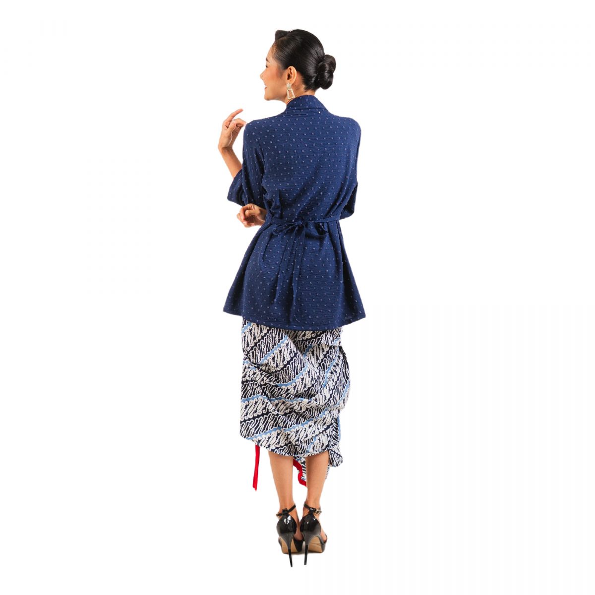 Eleanor Blouse Navy - Image 5