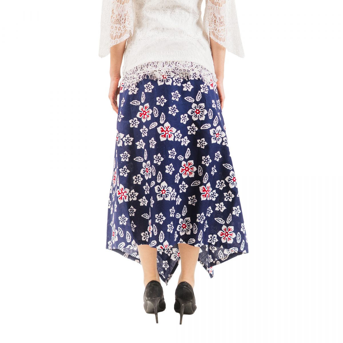 Merapi Skirt Flower Navy - Image 5